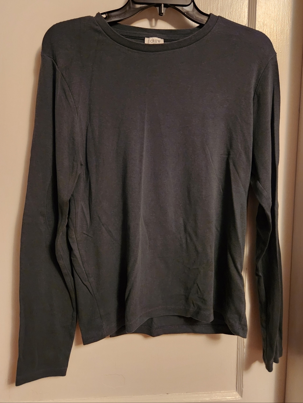 J. Crew Factory Forest Green Long Sleeve Tee Women's Size XL